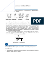 Balanced and Unbalanced Forces: Learning Task No. 1: Identify The Situation If It Shows Balance or Unbalanced Force