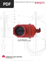 PIPING - VALVES - American Flow Control (Gate Valves) (8 PAGES)