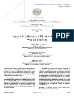 Impact & Influence of Ukraine & Russia War On Tourism