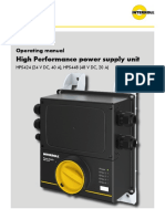 High Performance Power Supply Unit: Operating Manual