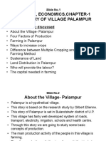 Class Ix, Economics, Chapter-1 The Story of Village Palampur: Slide No.1