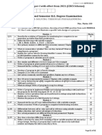 Problem-Solving Through Programming: First/Second Semester B.E. Degree Examination