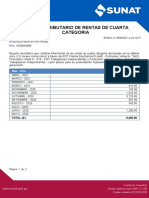 Reporte Tributario de Rentas de Cuarta Categoría