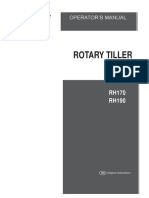 Rotary Tiller: RH170 RH190