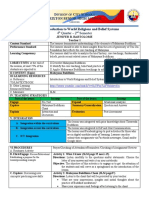 D C S Brixton Senior High School Grade 11 Introduction To World Religions and Belief Systems