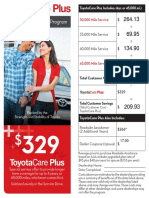 ToyotaCare Plus Calculation