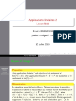 Application Linéaire 2
