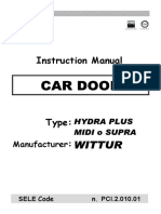 Instruction Manual: Car Door