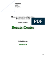 Mise en Place Et Config D'un Réseau Local Pour Beauty Center