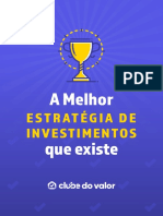 E Book A Melhor Estratégia de Investimentos Que Existe