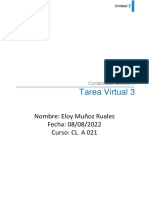 Tarea Virtual No 3 Contabilidad