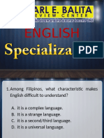 English Majorship PowerPoint