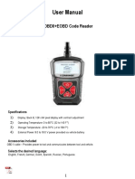 Konnwei Kw310 Can Obdii+Eobd Code Reader: Specifications