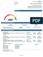 Cibil Score Fetched On 2022-03-11