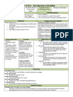 Lesson 1 - Intro To Disability Lesson Plan and Resources