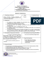 Department of Education: Project Proposal