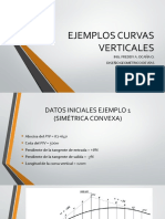 Ejemplos Curvas Verticales