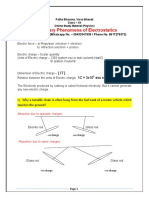 Study Material For Static Electricity - (English)