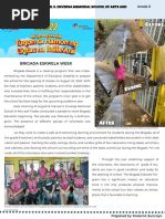 Brigada Newsletter Grade 8