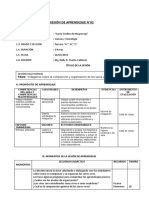 Sesion de Aprendizaje Sobre Bioelementos