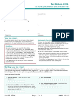 Federal Tax Return Form