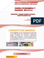 Ingenieria Economica Sesion 4 Economia de Empresa