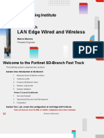 FFT - SD-Branch LAN Edge Wired and Wireless - Presentation h1.0