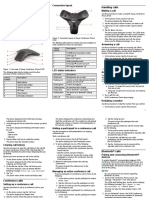 Avaya Conference Phone B199 Quick Reference Guide: Handling Calls