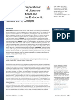 Access Cavity Preparations: Classi Fication and Literature Review of Traditional and Minimally Invasive Endodontic Access Cavity Designs