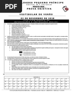 Vestibular Pequeno Príncipe Verão Medicina 2018