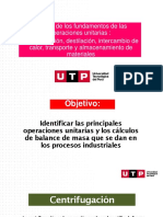 S01.s2 - Centrifugación, Destilación, Intercambio de Calor, Transp y Alm