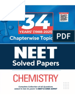 Arihant Chemistry 34 Years NEET PYQ