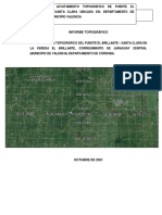 Informe Topografico Puente El Brillante - Santa Clara