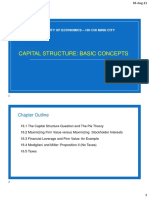 Lecture 16 - Capital Structure - Basic Concepts