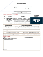 SESIONES DE APRENDIZAJE - Quinto Grado