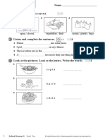 Unit 4 Test: Look and Circle The Correct