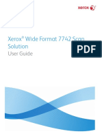 Xerox Wide Format 7742 Scan Solution: User Guide