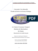 Bousselmi Rafik - Le Contrat Dassurance Transport Maritime de Marchandises en Tunisie - 2015-2016