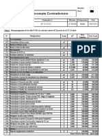 Décompte Final Villa 28