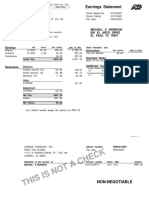 Earnings Statement: Non-Negotiable