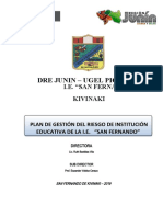 Plan de Grd-II. Ee. San Fernando