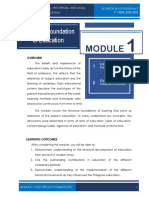 Module 1 Historical Foundations of Education