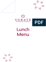 Curate Cusina Pisana-Lunch Menu