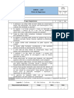 003 CheckList Cinto de Segurança