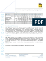 Agip OSO: Characteristics (Typical Figures)