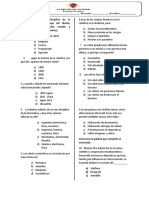 Examen de Informatica 6 y 7 Segundo Periodo