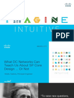 Datacenter Network Vs SP Network BRKSPG-2777