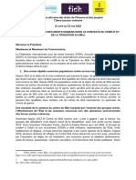 Note Sur La Situation Des Droits Humains Dans Le Contexte Du Conflit Et de La Transition Au Mali