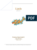 Lipids: Francisco, Ryan Joseph E