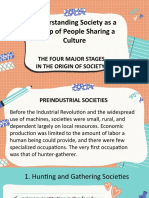 4 Stages of Societies